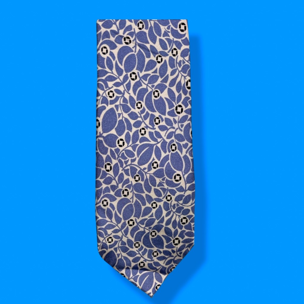 Light Blue Floral Tie